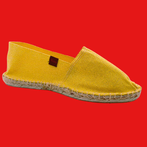 Espadrilles Jaune et Brillant