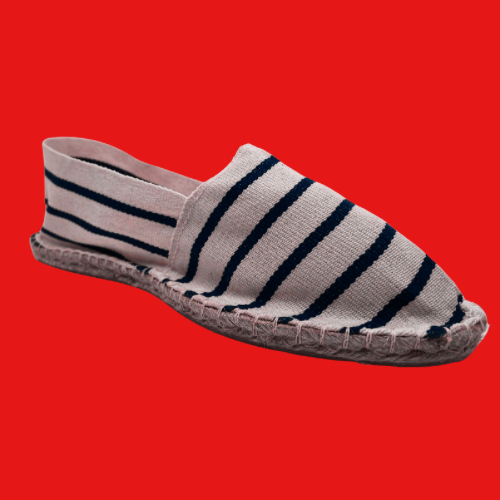 Espadrilles Navy Blue Stripes